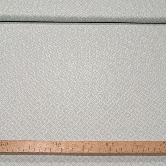 Tela Algodón Cenefa Sol Algodón Cenefa Sol - Tela de popelín algodón con dibujos de soles dentro de formas rectangulares, formando una bonita cenefa de trazos blancos. La tela mide 150cm de ancho y su composición 100% algodón.