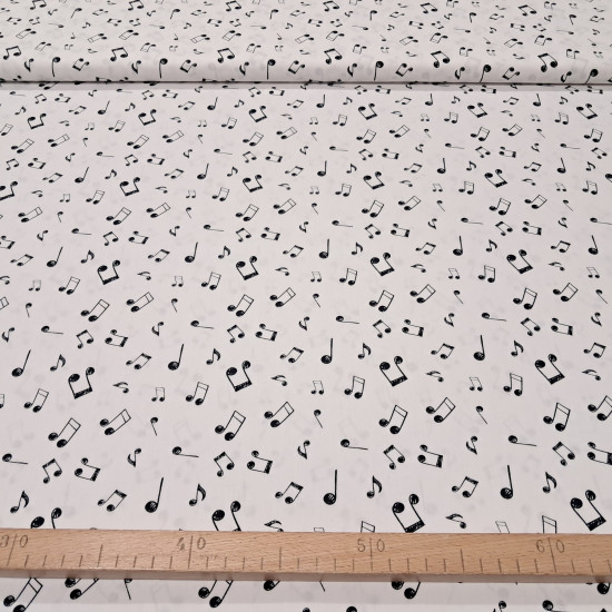 Cotton Musical Notes fabric