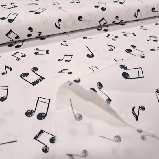 Cotton Musical Notes fabric