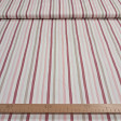 Tela de popelín de algodón 100% con estampado de rayas finas multicolor para confección