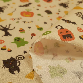Cotton Halloween Trick or Treat