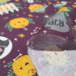 Cotton Halloween Funny Pumpkins Cotton Halloween Funny Pumpkins