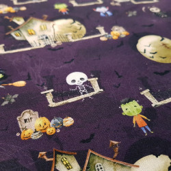 Cotton Halloween Haunted House Cotton Halloween Haunted House