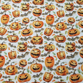 Cotton Halloween Bats Pumpkins Cotton Halloween Bats Pumpkins