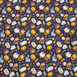 Algodón Halloween Boo Spooky Algodón Halloween Boo Spooky