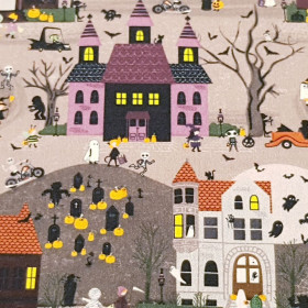 Cotton Halloween Enchanted City Cotton Halloween Enchanted City