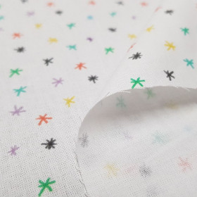 Cotton Stars Asterisks Colors
