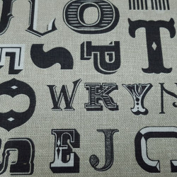 Algodón Letras Grandes