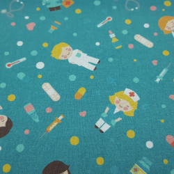 Cotton Medicine Hospital Blue Petrol