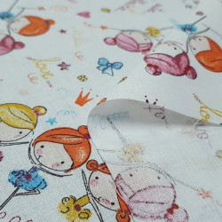 Algodón Bailarinas Corazones Algodón Bailarinas Corazones