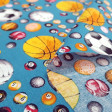 Cotton Balls Sport fabric - Cotton fabric with drawings of balls of various kinds of sports, soccer balls, basketball, volleyball, tennis, billiards ... on a white background. The fabric is 150cm wide and its composition is 100% cotton.