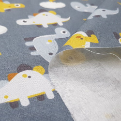 Algodón Dinosaurios Juguete Gris Algodón Dinosaurios Juguete Gris