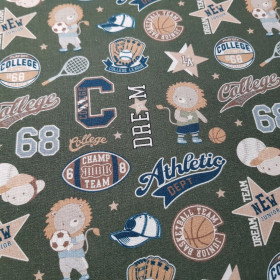 Algodón Animales Deportistas Algodón Animales Deportistas