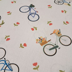 Cotton Bicycles Flowers Cotton Bicycles Flowers