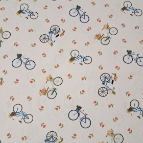 Cotton Bicycles Flowers Cotton Bicycles Flowers