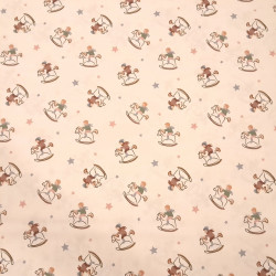 Algodón Caballitos de Madera