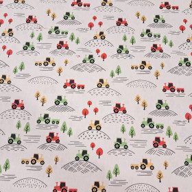 Algodón Tractores Campo