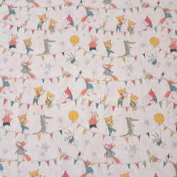 Algodón Fiesta Animales Trip