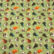 Cotton Soccer Balls 3D Effect fabric Cotton Soccer Balls 3D Effect fabric - 3D-effect cotton poplin fabric with soccer balls and multicolored sneakers on a mottled green background reminiscent of grass. The fabric is 150 cm wide and is made of 100% cotton.