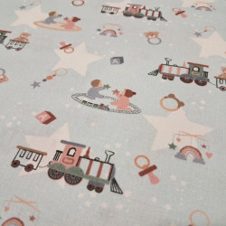 Algodón Trenes Bebes
