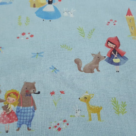 Algodón Cuentos Infantiles Azul