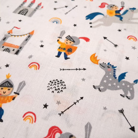 Algodón Dragones Caballeros Algodón Dragones Caballeros