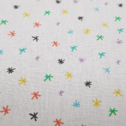 Algodón Estrellas Asteriscos Algodón Estrellas Asteriscos