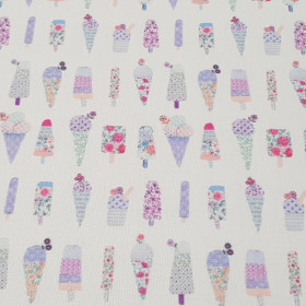 Algodón Helados Colores Patchwork