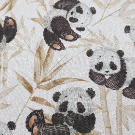 Cotton Pandas Bamboo Beige