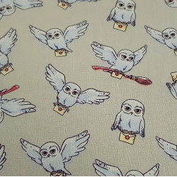 Algodón Harry Potter Lechuzas Algodón Harry Potter Lechuzas