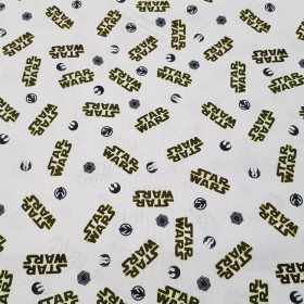 Algodón Star Wars Logos Insignias