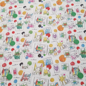 Cotton Color Monster Collage