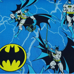 Algodón Batman Azul