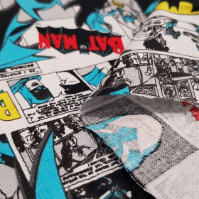 Algodón Batman Cómic Blanco