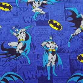 Cotton Batman Comic Background fabric | Textil Siles fabric store