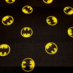 Batman Cotton Circular Logo Black
