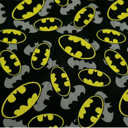 Cotton Batman Logo Shadow