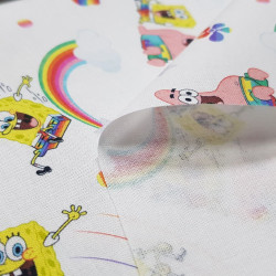 Algodón Bob Esponja Patricio Arcoiris