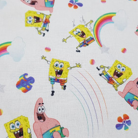 Algodón Bob Esponja Patricio Arcoiris