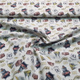 Cotton Harry Potter Station fabric - Licensed cotton fabric with drawings of relevant objects that remind us of Harry Potter's train station. The fabric measures 150cm wide and its composition is 100% cotton.
