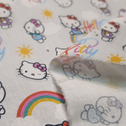 Cotton Hello Kitty Rainbow Suns Cotton Hello Kitty Rainbow Suns