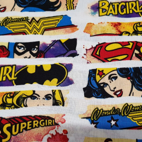 Cotton Heroines DC Comic Logos