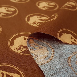 Algodón Jurassic Logos Cognac
