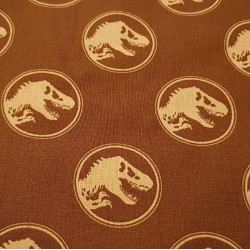 Algodón Jurassic Logos Cognac