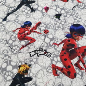 Algodón Ladybug Cat Noir Algodón Ladybug Cat Noir