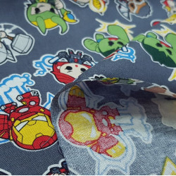 Algodón Marvel Superhéroes Kawaii