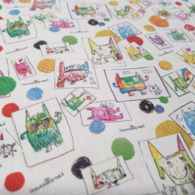 Cotton Color Monster Collage