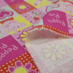 Cotton Peppa Pig Spring Squares