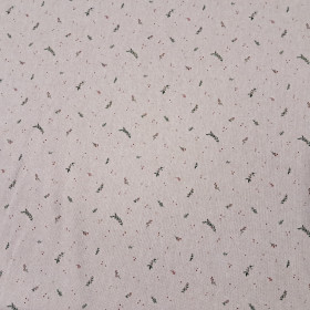 Algodón Aspecto Lino Acebos Wonderland Algodón Aspecto Lino Acebos Wonderland