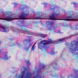 Cotton Digital Marbled Galaxy fabric - Digitally printed cotton fabric with marbled drawing of galaxies and stars in lilac, pink and blue tones. The fabric is 150cm wide and its composition is 100% cotton.